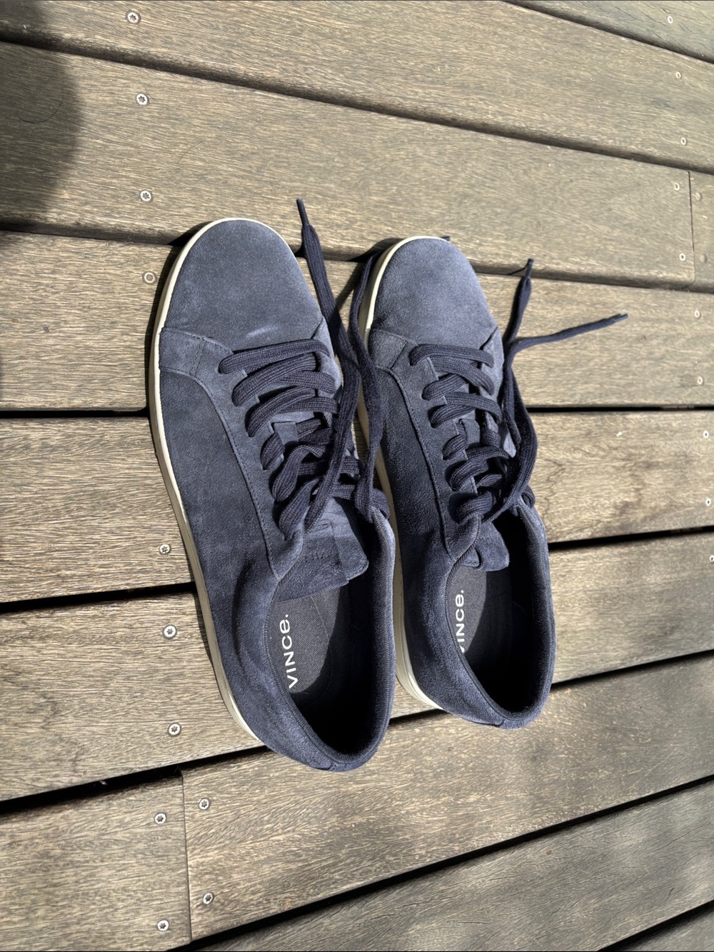 Vince blue suede sneakers 9